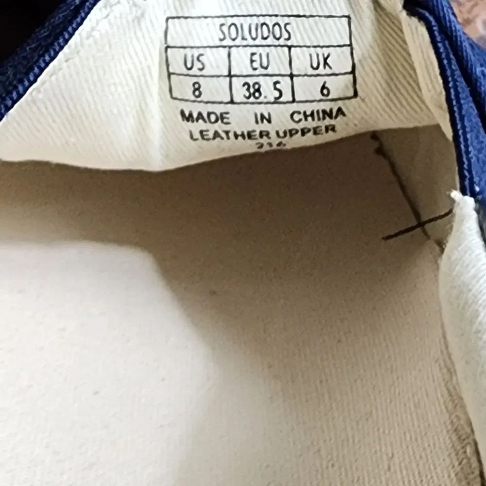 Soludos Sz.8 Navy Ibiza Slip On Sneaker
